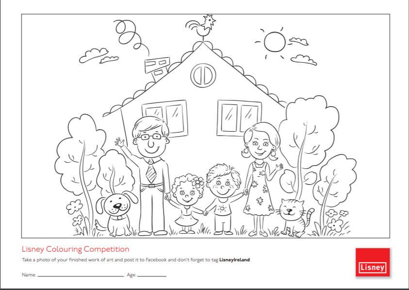 Lisney Colouring Competition: WIN a Nintendo Switch!